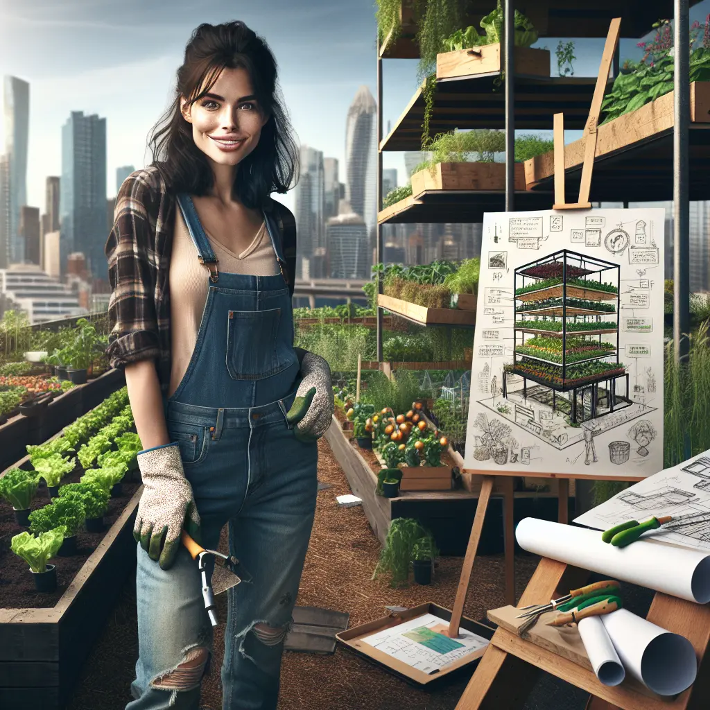 Image that represents the author Isabel Warner, a renowned blogger specializing in Urban Farming