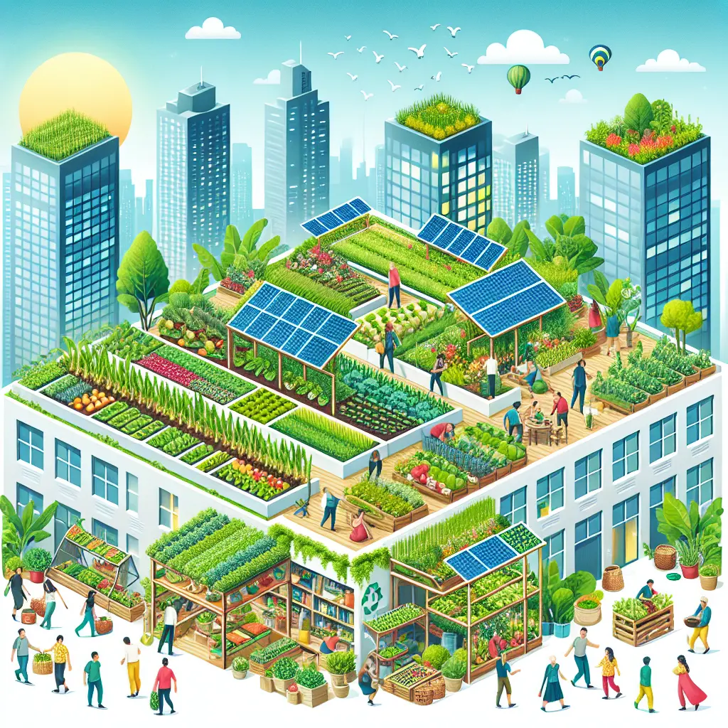 Rooftop Gardens for Sustainable Urban Living