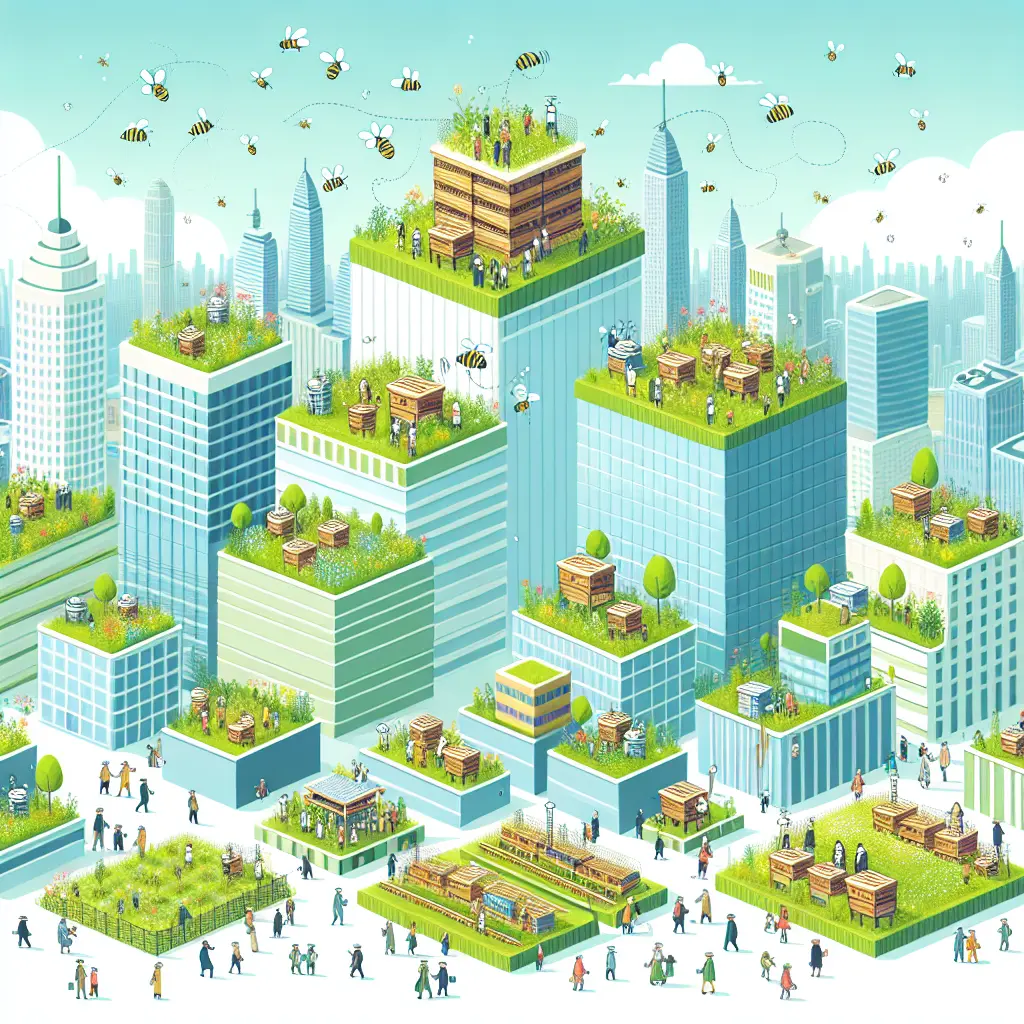 Representation of Urban Beekeeping for Pollination and Honey Production